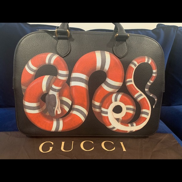 NEW Gucci kingsnake bag/duffel bag - Picture 2 of 15